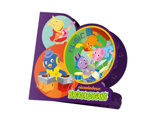 Convite Grande Backyardigans Music - Regina (8 unid.)