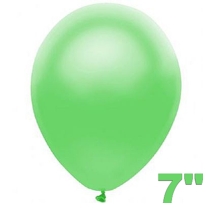  Balo Liso Verde Lima 7 c/50 unid. - Balloontech