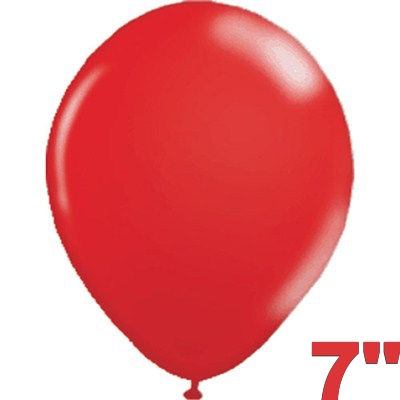 Balo Liso Vermelho 7 c/50 unid. - Balloontech