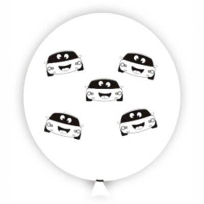 Balo 11 Branco Race Cars (25 unid.) - Happy Day