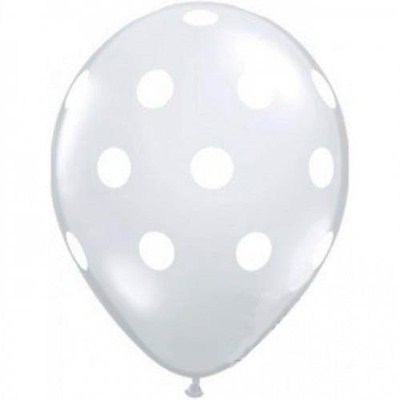 Balo 11 Cristal com Po Branco (25 unid.) - Happy Day