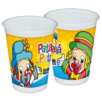 Copo Plstico Patat-Patat Infantil (8 unid.) - Festcolor