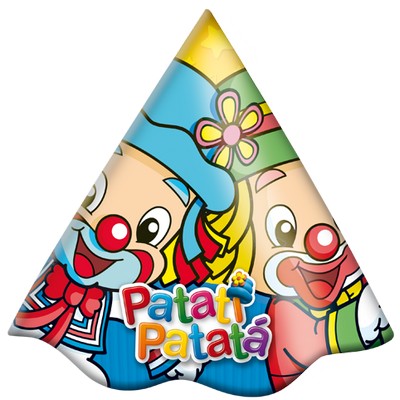Chapu Patat-Patat Infantil (8 unid.) - Festcolor