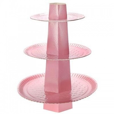 Baleiro 3 Andares Rosa - UltraFest