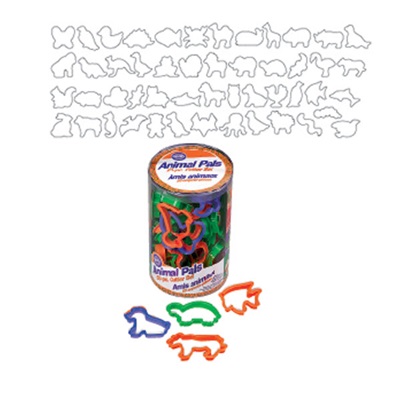 Kit 50 Cortadores Animal 4,5  11,5cm - Wilton