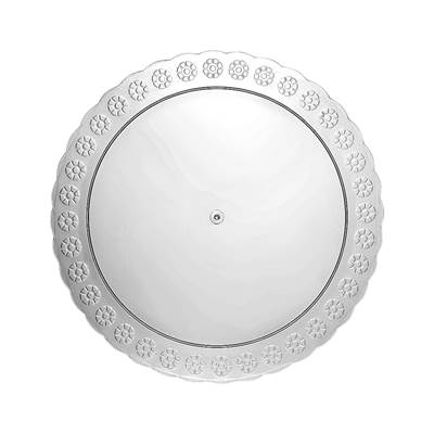 Prato Cristal 360mm - Trs Tringulos