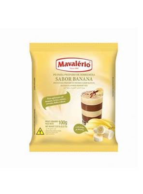 P p/ Preparo de Sobremesa Sabor Banana 100grs - Mavalrio