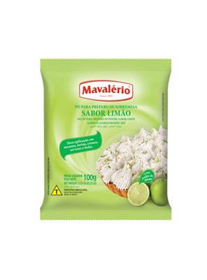 P p/ Preparo de Sobremesa Sabor Limo 100grs - Mavalrio