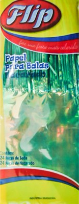 Papel para bala Nac. Verde Escuro (24 unid.) - Flip Festas