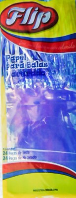 Papel para bala Nac. Azul Escuro (24 unid.) - Flip Festas