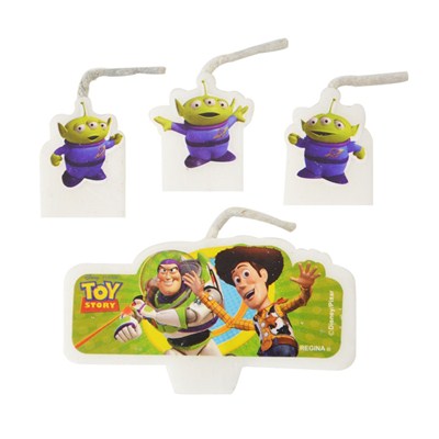 Kit Vela Plana Toy Story no Espao (04 unid.) - Regina