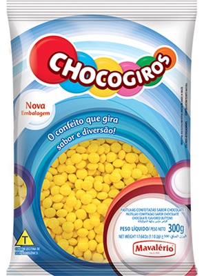 Chocogiros Amarelo 300grs - Mavalrio