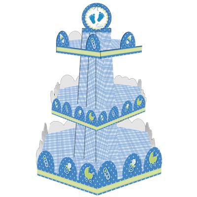 Baleiro Baby Shower Azul - Festcolor