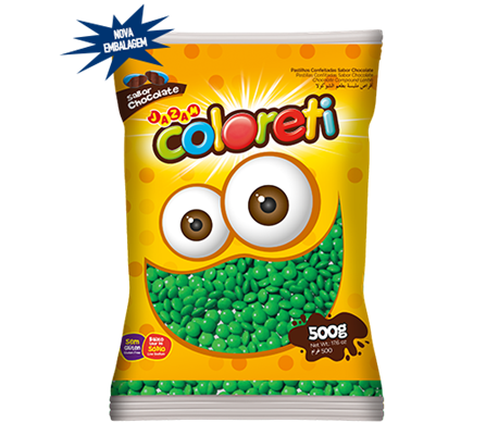 Disquete Coloreti Mini Verde 500g - Jazam