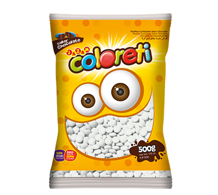 Disquete Coloreti Mini Branco 500g - Jazam