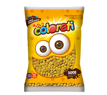 Disquete Coloreti Mini Amarelo 500g - Jazam