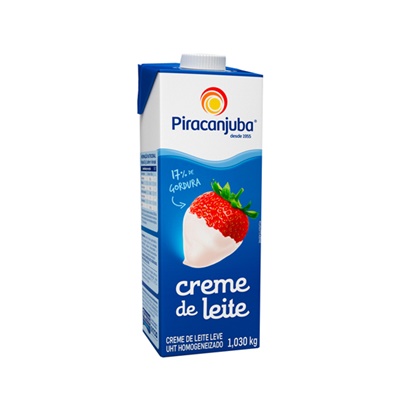 Creme de Leite Leve UHT 1kg - Piracanjuba