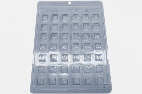 Forma Simples Bombom Alfabtico - BWB