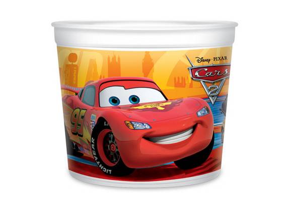 Balde para Pipoca Cars 2 - Regina