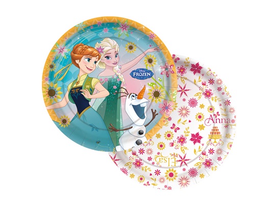 PRATO 18CM FROZEN FEBRE CONGELANTE C/8UNID. - Regina