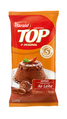 Cobertura Chocolate Ao Leite - 2.1Kg. Harald Top Gotas
