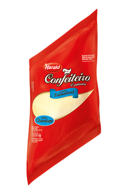 Recheio Forneavel sabor Chocolate Branco 1.01 Kg. - Harald 