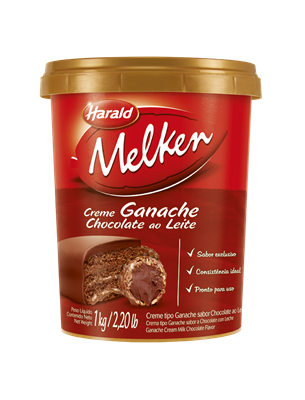 Creme Tipo Ganache Ao Leite 1Kg - Harald