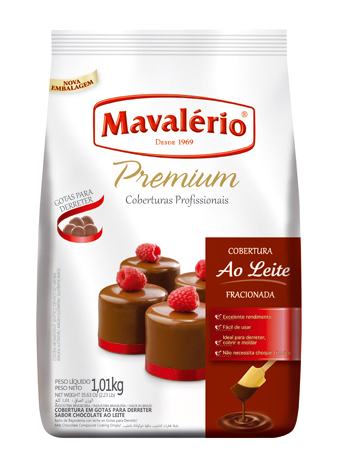 Cobertura Gotas Chocolate Ao Leite 1Kg - Mavalrio