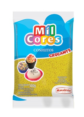Confeito Mianga Amarela n0 500g - Mavalrio
