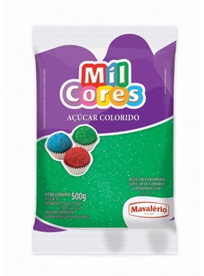 Acar Colorido Verde 500g Mil Cores - Mavalrio