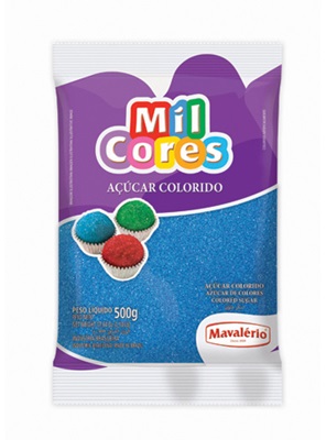 Acar Colorido Azul 500g Mil Cores - Mavalrio