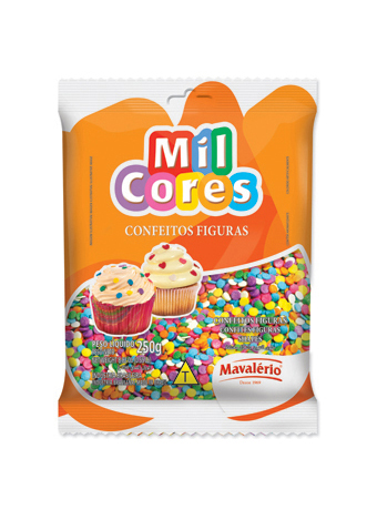 Confeito Figura Confete 250g - Mavalrio