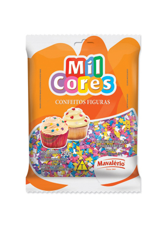 Confeito Figura Borboleta 250g - Mavalrio