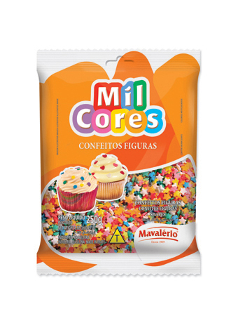 Confeito Figura Estrelinha 250g - Mavalrio