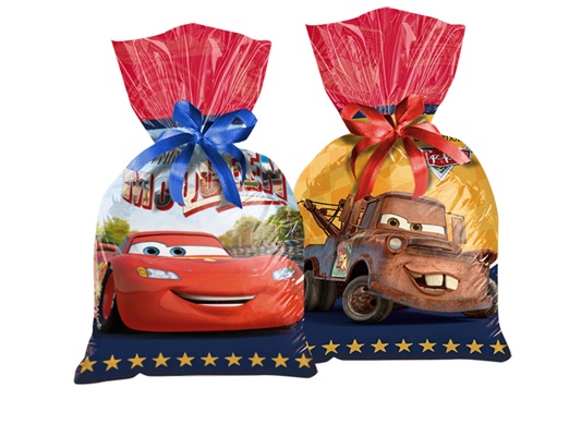 Sacola Plstica Cars 2 (8 unid.) - Regina