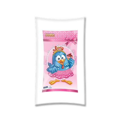 Sacola Plstica Galinha Pintadinha Rosa c/8 unid. - Festcolor