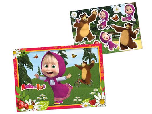 Kit Decorativo Masha e o Urso - Regina