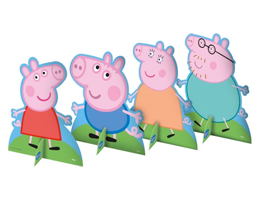 Decorao de Mesa Peppa Pig (08 unid.) - Regina