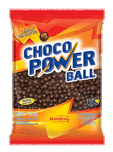 Cereal Drageado ao Leite Choco Power Ball 500g - Mavalrio