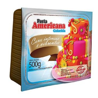 Pasta Americana Colorida 500g - Arcolor