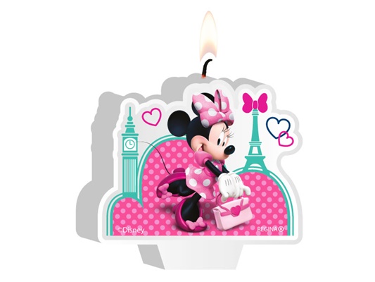 Kit Vela Minnie Mouse Rosa  - Regina 