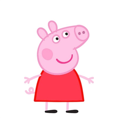Mini Personagem Peppa Pig c/6 unid. Ref: 05246 - Piffer