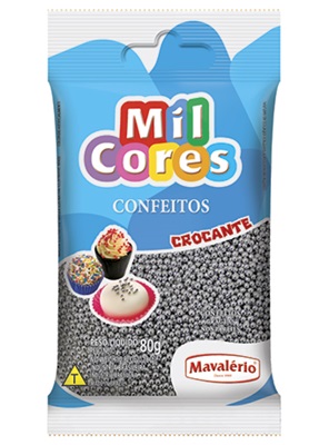 Confeito Aluminizado n.01 - 500grs - Mavalrio