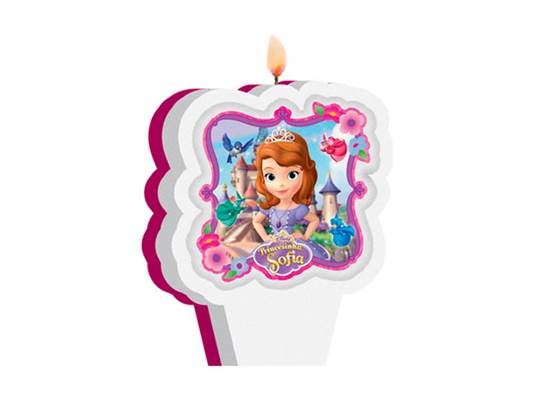 Vela Plana Princesinha Sofia The First - Regina