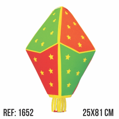 Balo 3D Grande Verde/Vermelho - Piffer