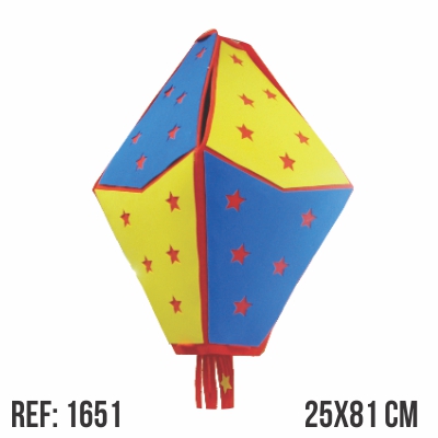 Balo 3D Grande Azul/Amarelo - Piffer