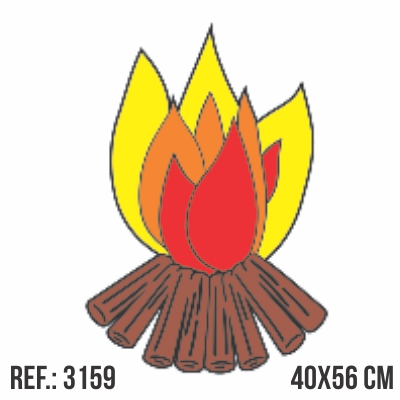 Painel Fogueira - Piffer